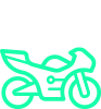 Icono moto verde
